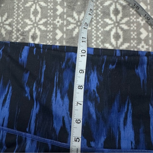 Lululemon Wunder Under Pant Hi-Rise Full-On‎ Luon Blue/Black Size 6 - Picture 8 of 10